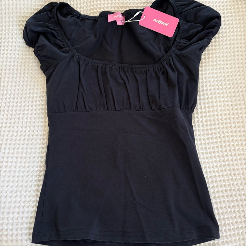 Edikted Navy Blue top